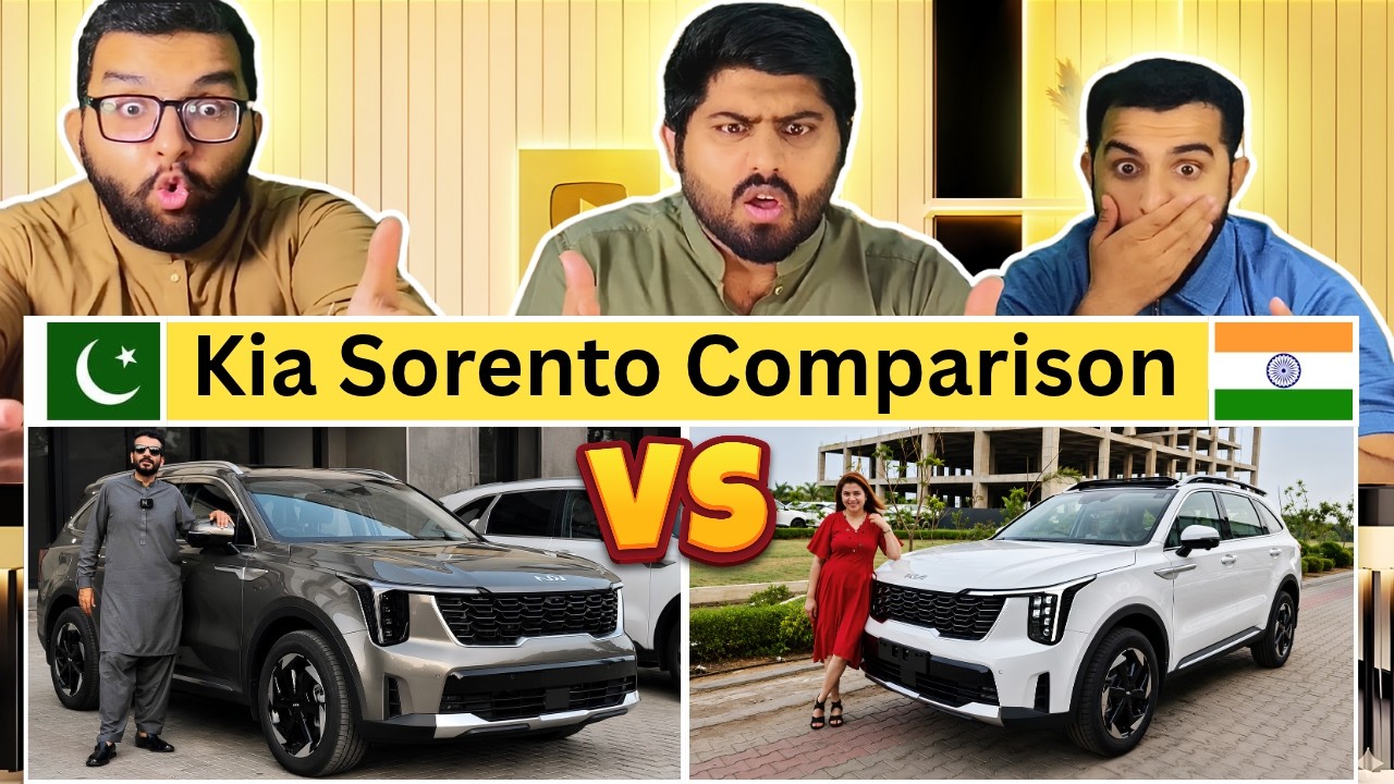 Reaction on India vs Pakistan New KIA Sorento Comparison | Pakistani Reaction🔥
