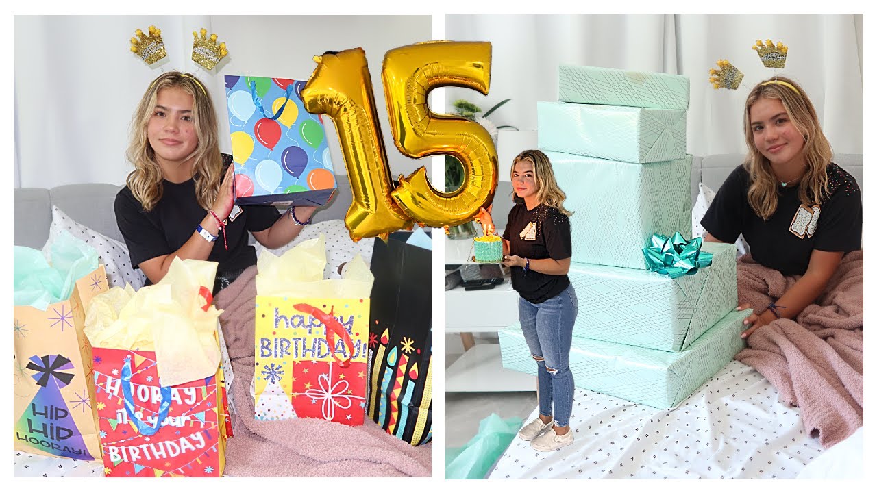 Alisson's 15th Birthday 🎉 Opening Presents | VLOG#1299