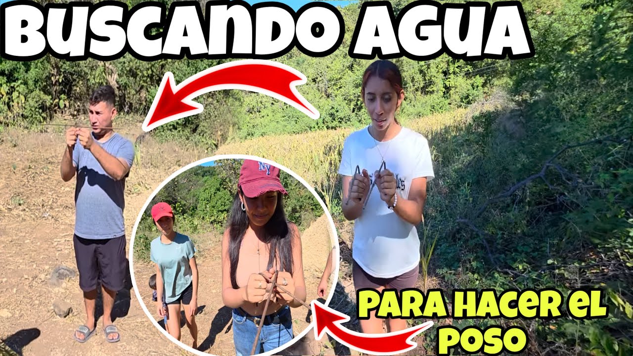 Nano Anda En Busca De Agua😱En Su Terreno Para hacer Un Poso🙏🏻