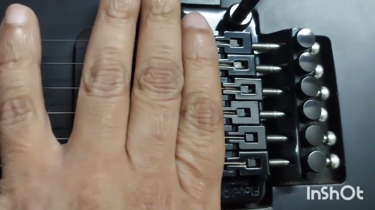 Floyd Rose Saddle radius (DIY shims)