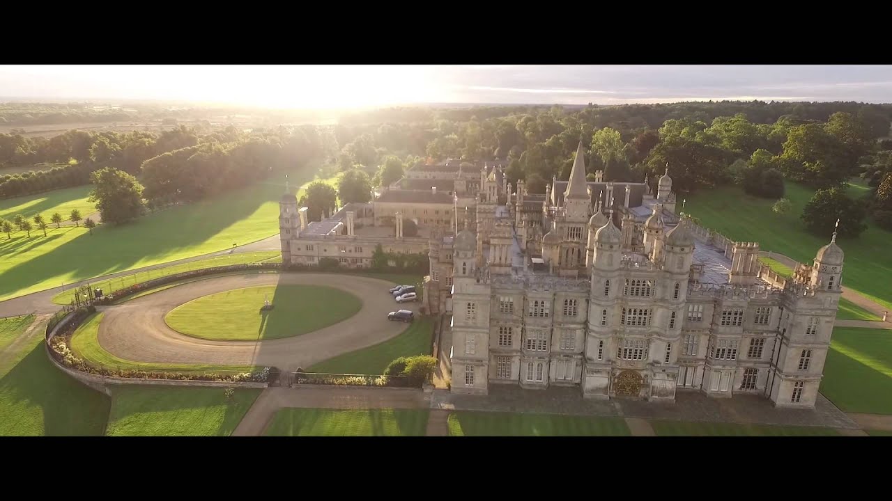 Burghley Morning Drone