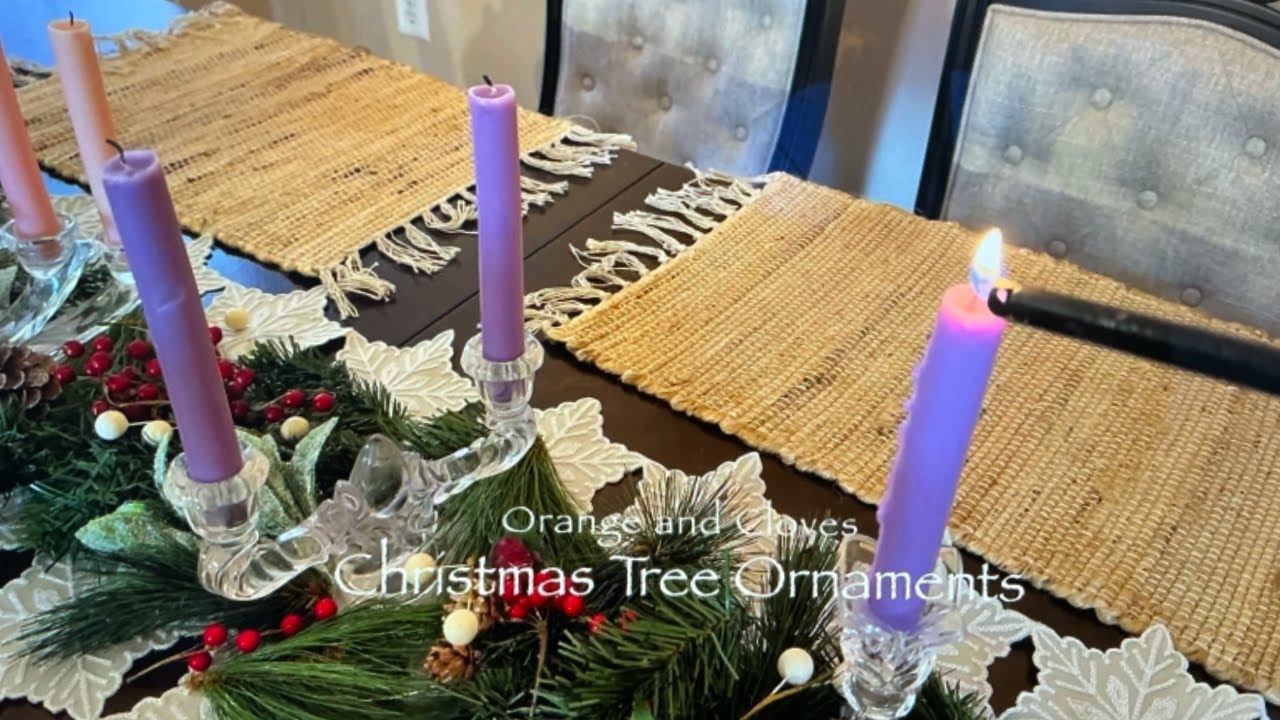 Orange and Cloves Christmas Tree Ornaments