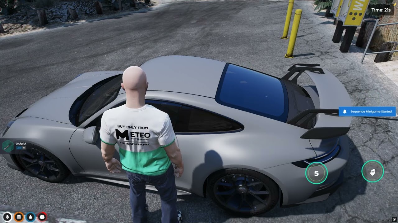 Testing New Vehicle Lockpick Minigame | FiveM