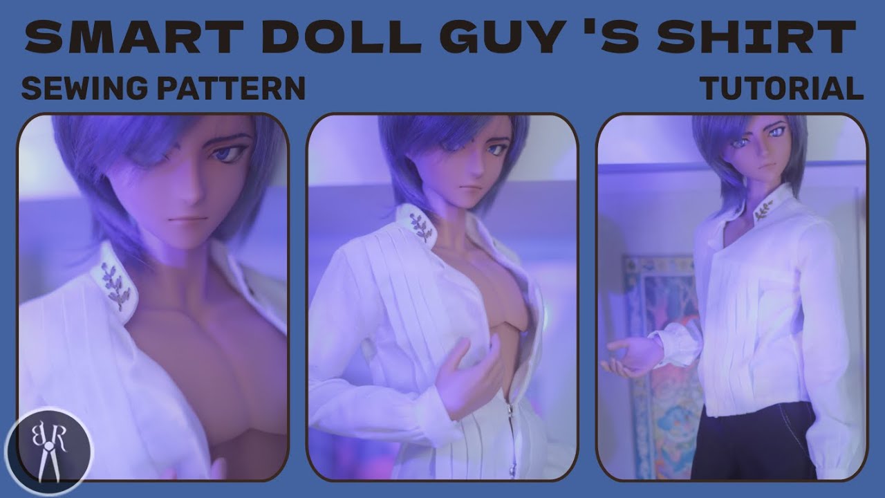 How To Sew - Smart Doll Guy's Shirt - Sewing Pattern Available - Love & DeepSpace Rafayel Inspired