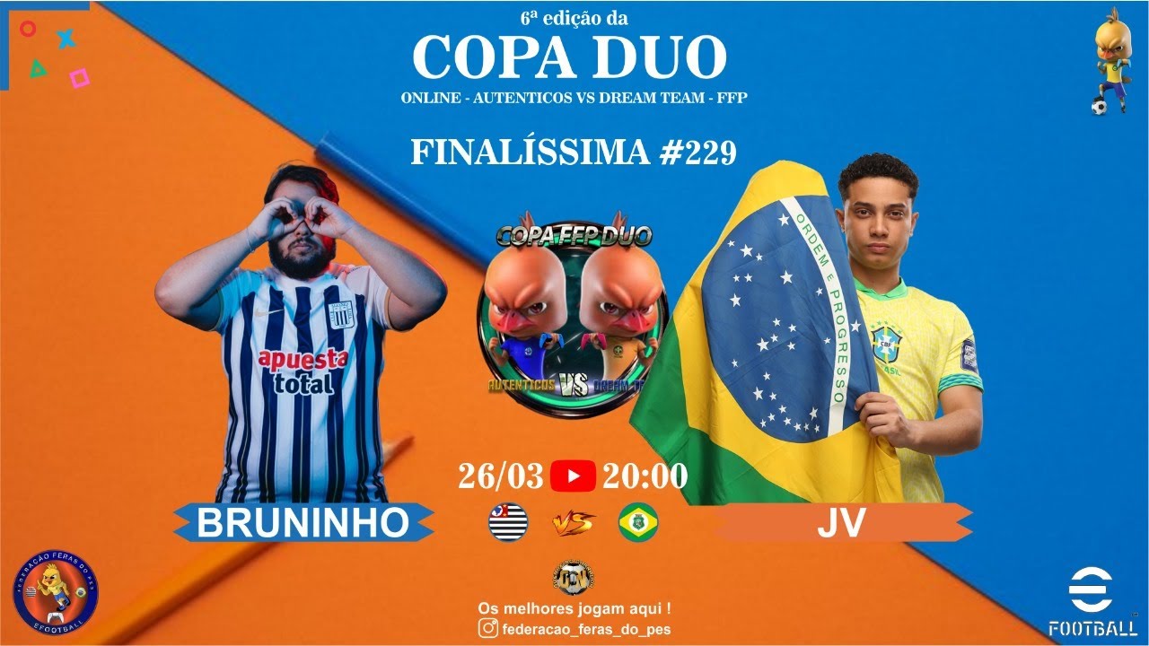#efootball25 | FUTEFÁCIL-SP -x- JOÃO VICTOR-CE  |  FINAL 6ªEDIÇÃO  DA COPA  DUO  F.F.P #229