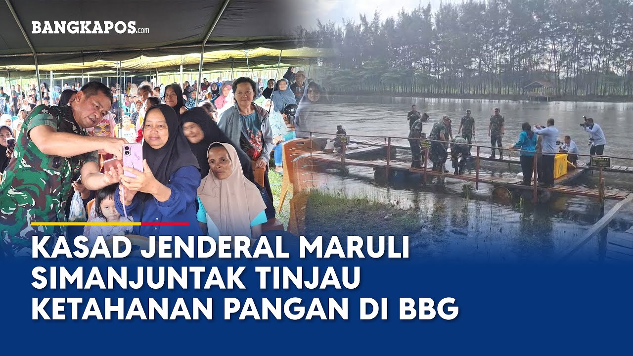 Kasad Jenderal Maruli Simanjuntak Tinjau Ketahanan Pangan Kodim 0413/Bangka di BBG Pangkalpinang