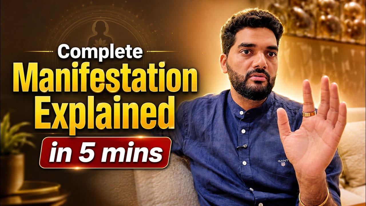 4 Rules to Manifest Anything You Want | Complete Manifestation Explained in 5 minutes