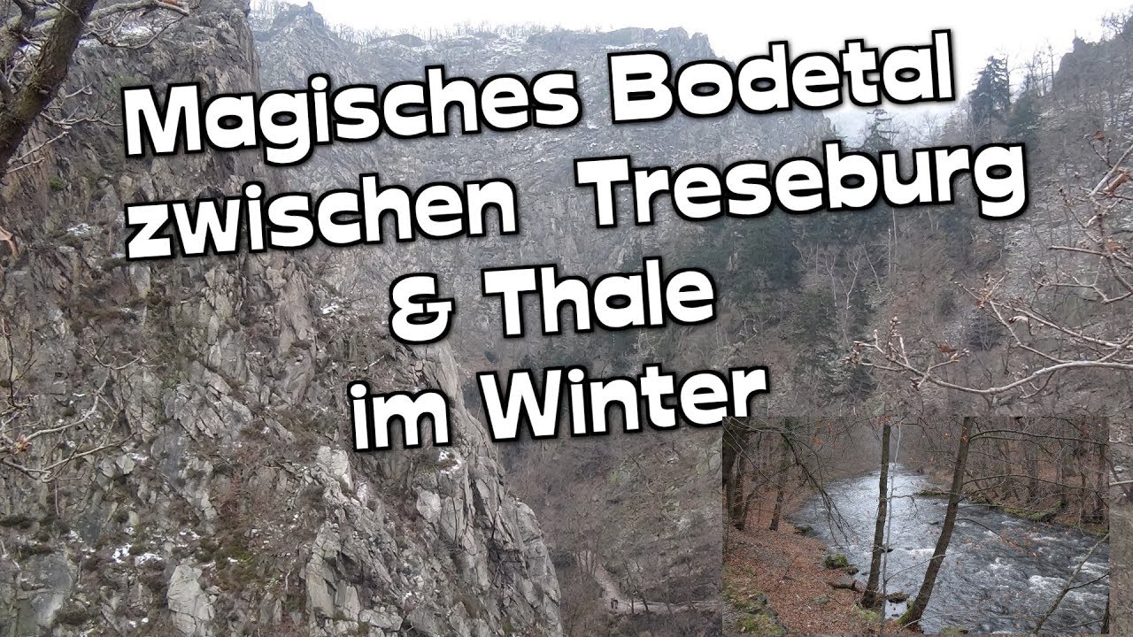 HARZ/Magisches Bodetal im Winter🌄⛰Bodetalwanderung zw. Treseburg & Thale*Rosstrappe *Hexentanzplatz