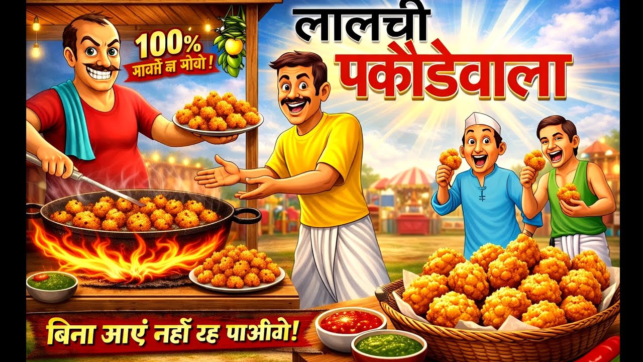 लालची पकोड़ेवाला | LALCHI PAKODEWALA | HINDI KAHANIYA | HINDI STORIES