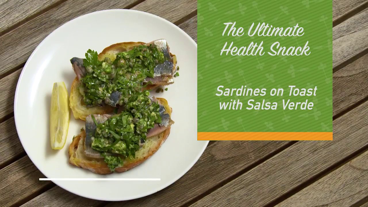 Delish - The Ultimate Health Snack   Sardines on Toast