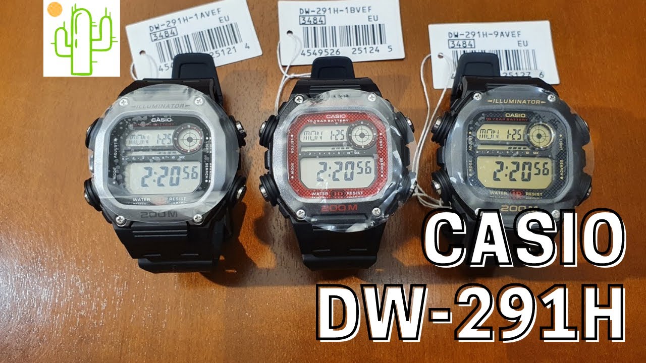 Prezentacja zegarka Casio DW-291H (Kaktus24.pl)
