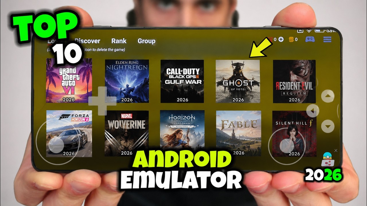 TOP 10 Best Android Emulators for Every Console in 2026 | Console Games On Android Offline