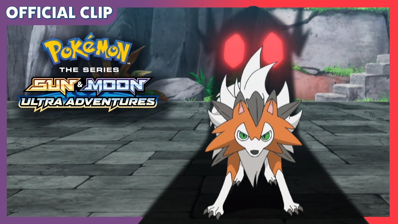 Lycanroc vs. Sableye! | Pokémon the Series: Sun & Moon—Ultra Adventures | Official Clip