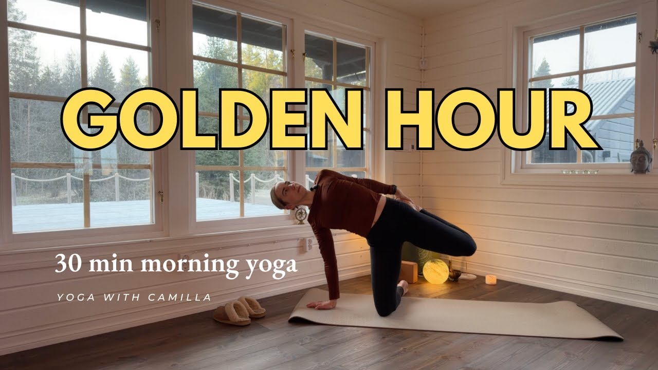 Golden Hour #5 - peaceful morning yoga (30 min) 🌄
