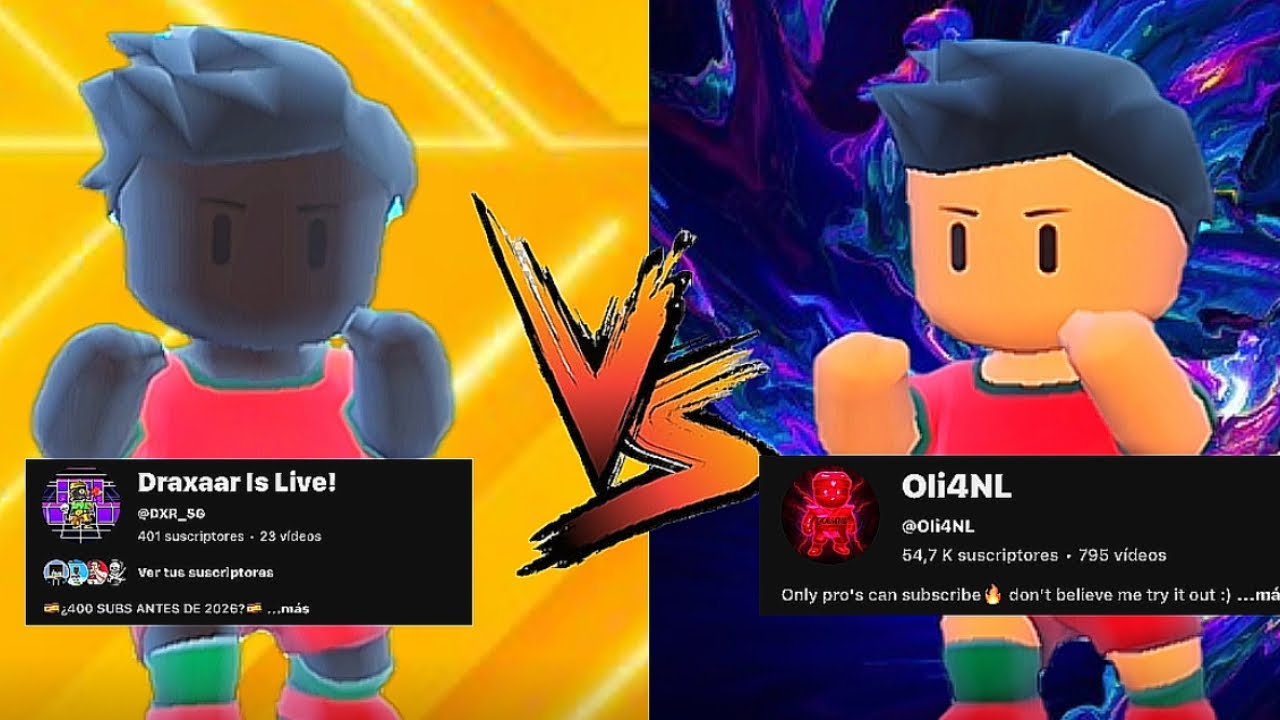 Draxaar VS @Oli4NL | PVP en Stumble Guys 🔥