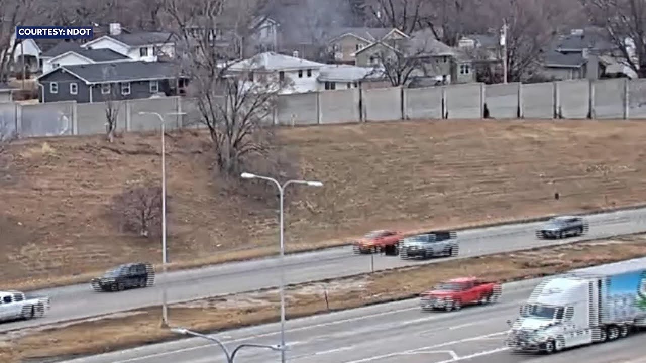 Omaha drivers encounter unique hazard during Monday morning's commute — an armchair