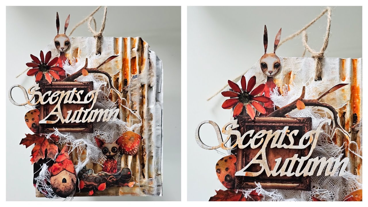 TAG - SCENTS OF AUTUMN - MIXED MEDIA TUTORIAL