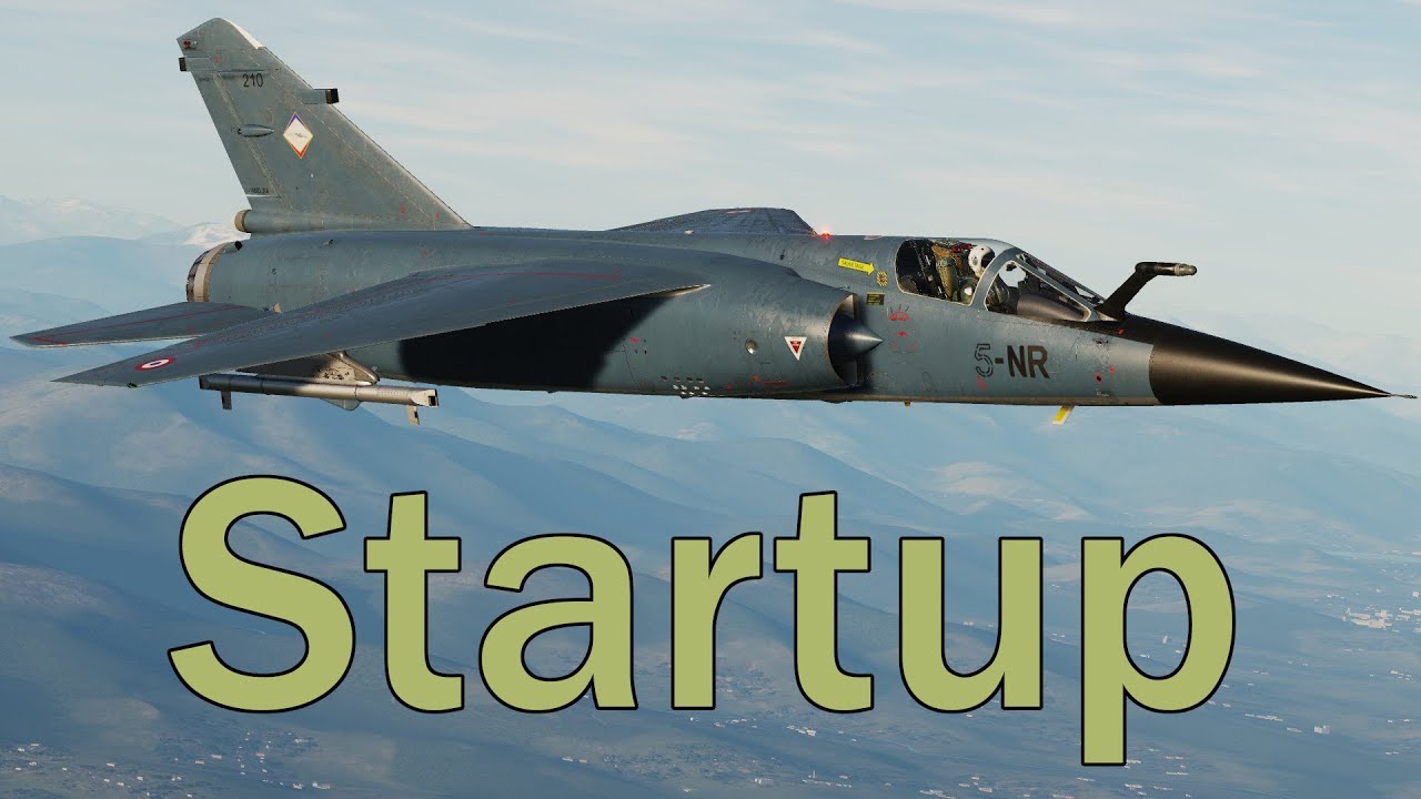 DCS Mirage F1EE Startup