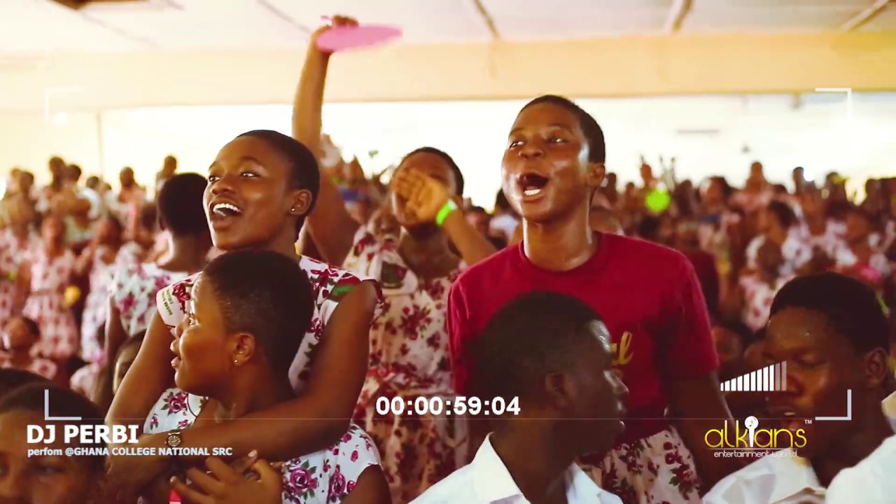 DJ PERBI ELECTRIFYING PERFORMANCE @GHANA NATIONAL COLLEGE 19 #djperbi