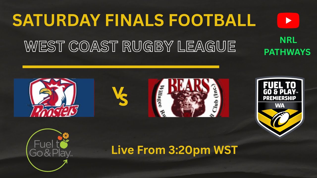 NRL WA Fuel To Go & Play Men's Premiership Elimination Final - Willagee Bears v Fremantle Roosters