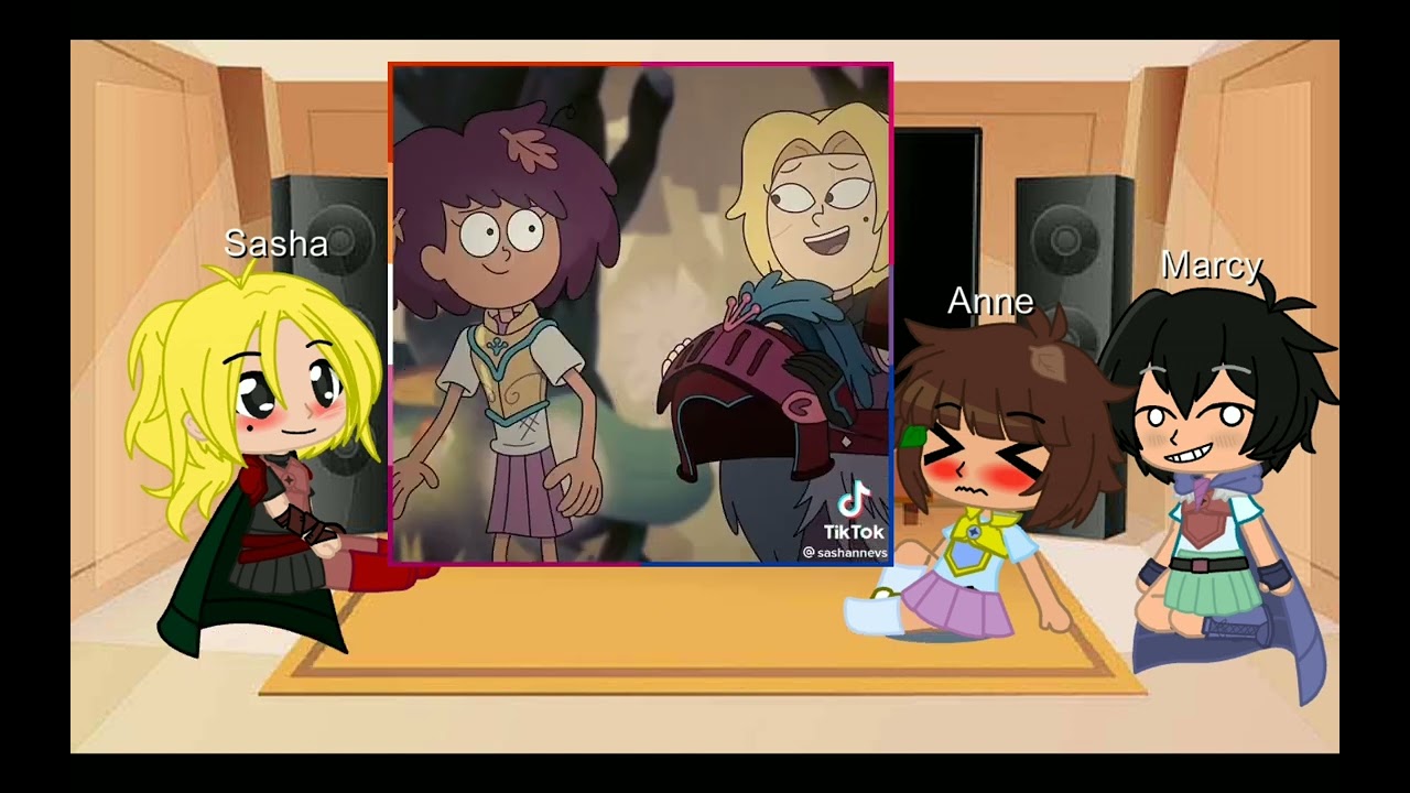 Amphibia el calamity trío reaccionan a sashanne :)