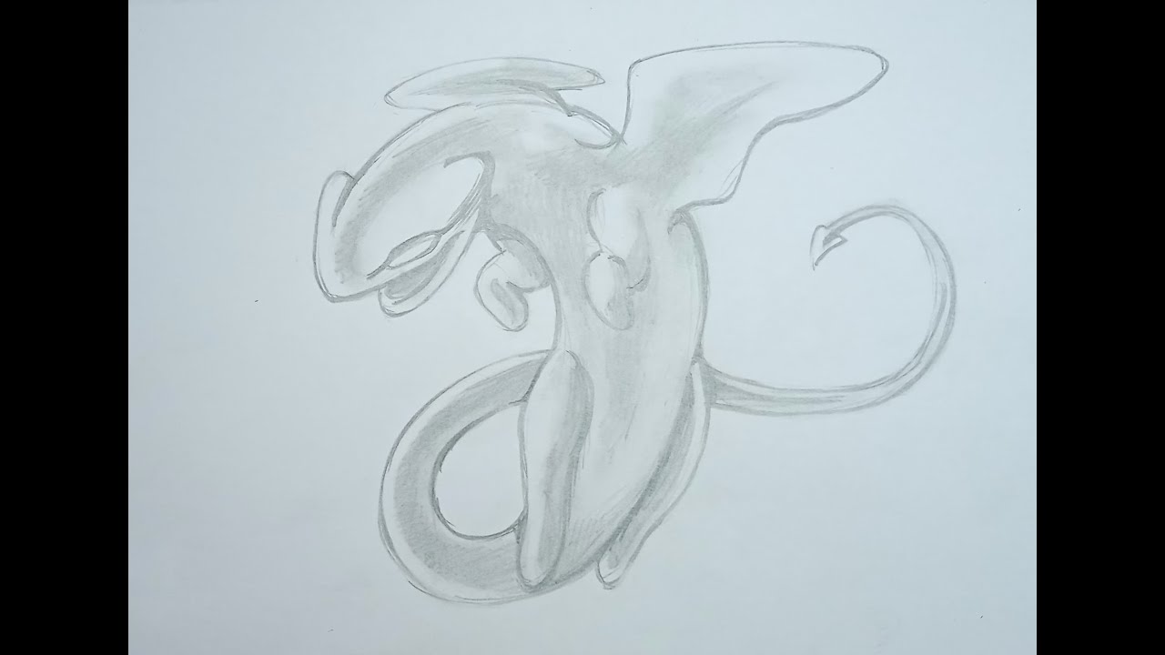 How to draw Dragoyle Ghost Force\\ Как нарисовать дракона \\ Дракон из Отряд призрак