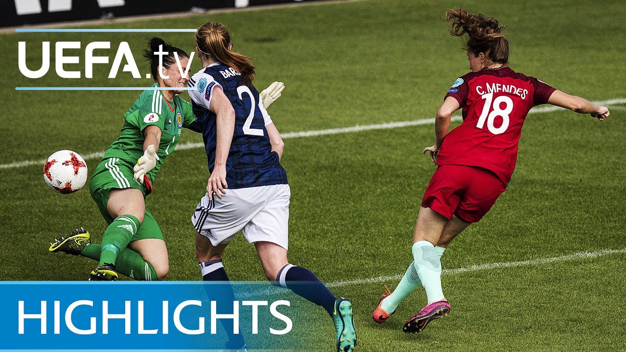 Women's EURO highlights: Scotland 1-2 Portugal