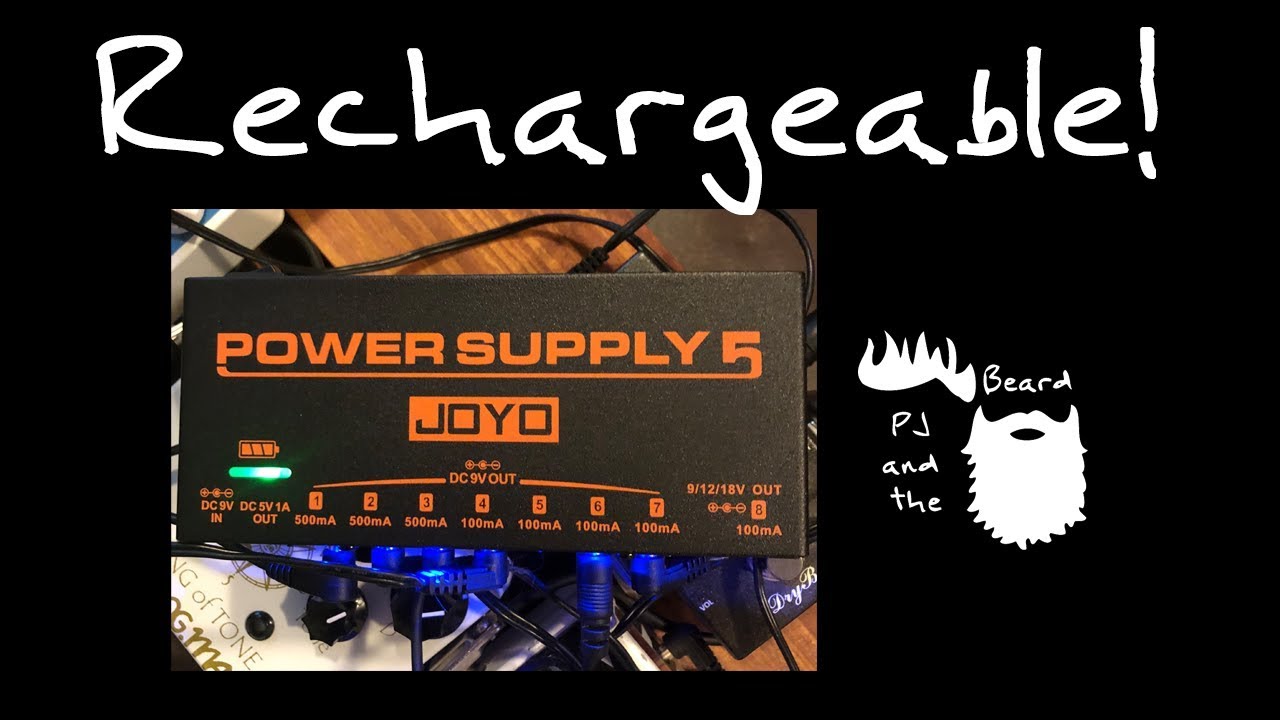 Battery power for your pedal board!