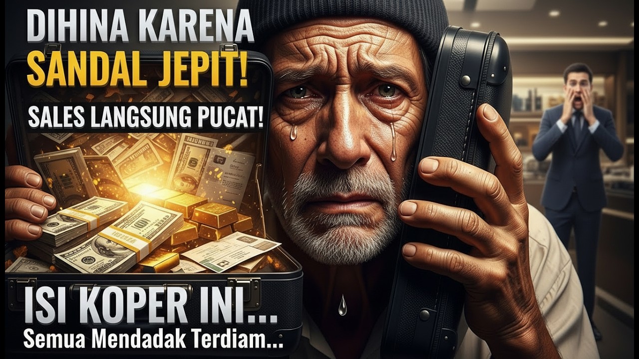 Dihina Karena Pakai Sandal Jepit, Sales Ini Pucat Saat Lihat ISI KOPER Bapak Itu!