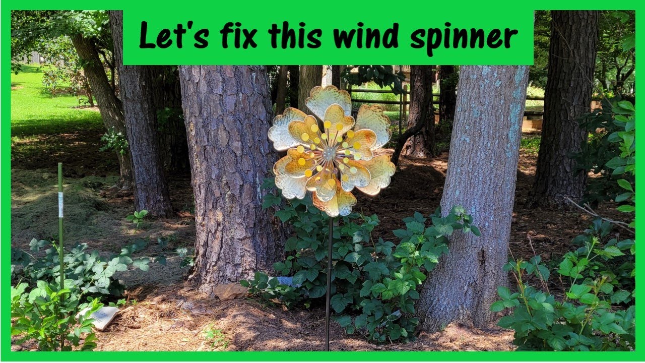 Fixing a wind spinner