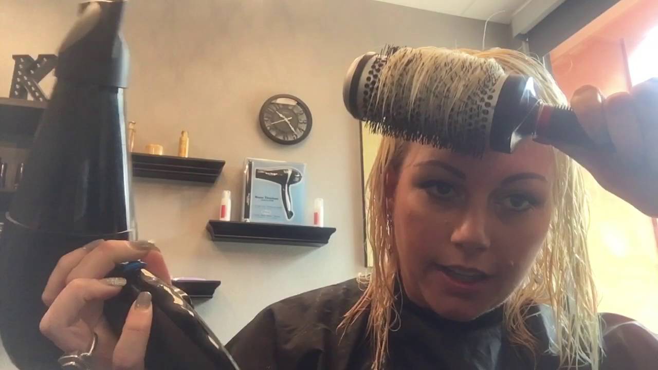 How to blow dry the perfect swoop bang!