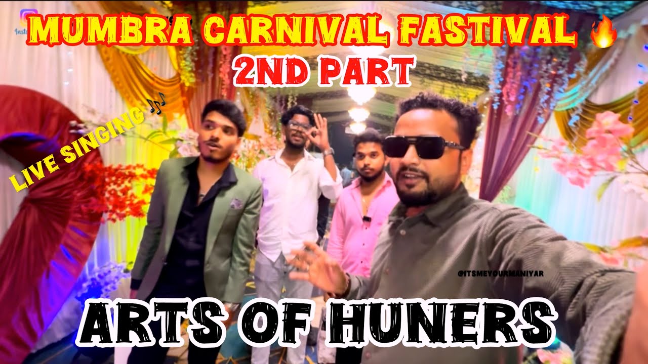 MUMBRA ARTS OF HUNARS EVENT VLOGE PART 2 🔥 | FOOD, JEWELLERY & PUBLIC MAZA 
