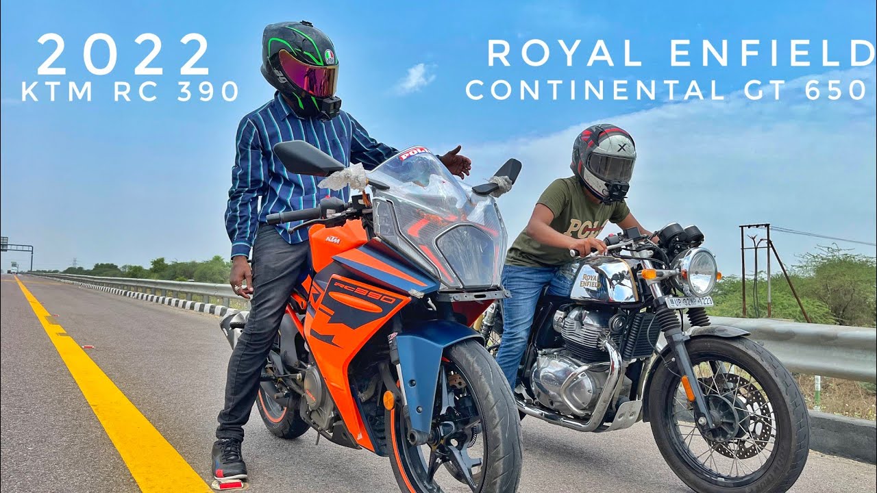 2022 Ktm RC 390 VS Continental GT 650 | Race Till Their Potential | Amazing Battle 🔥