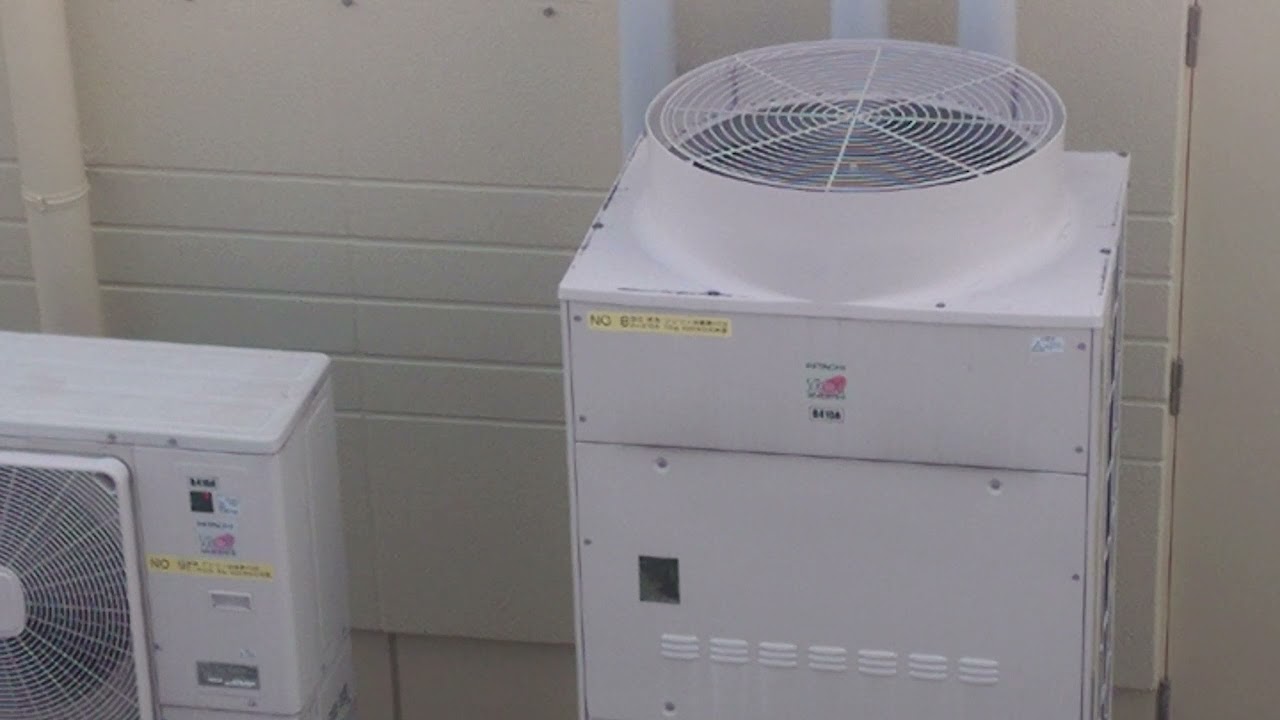 日立縦吹き室外機