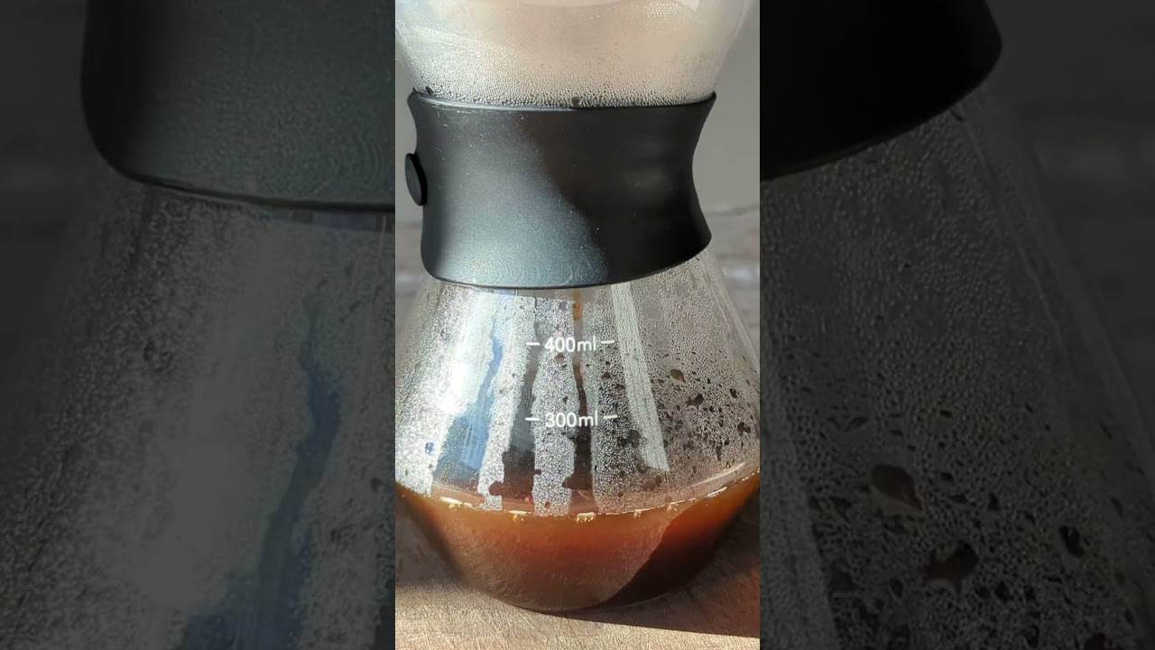 Watch Coffee Fill Up: Stainless Filter Magic ☕ 