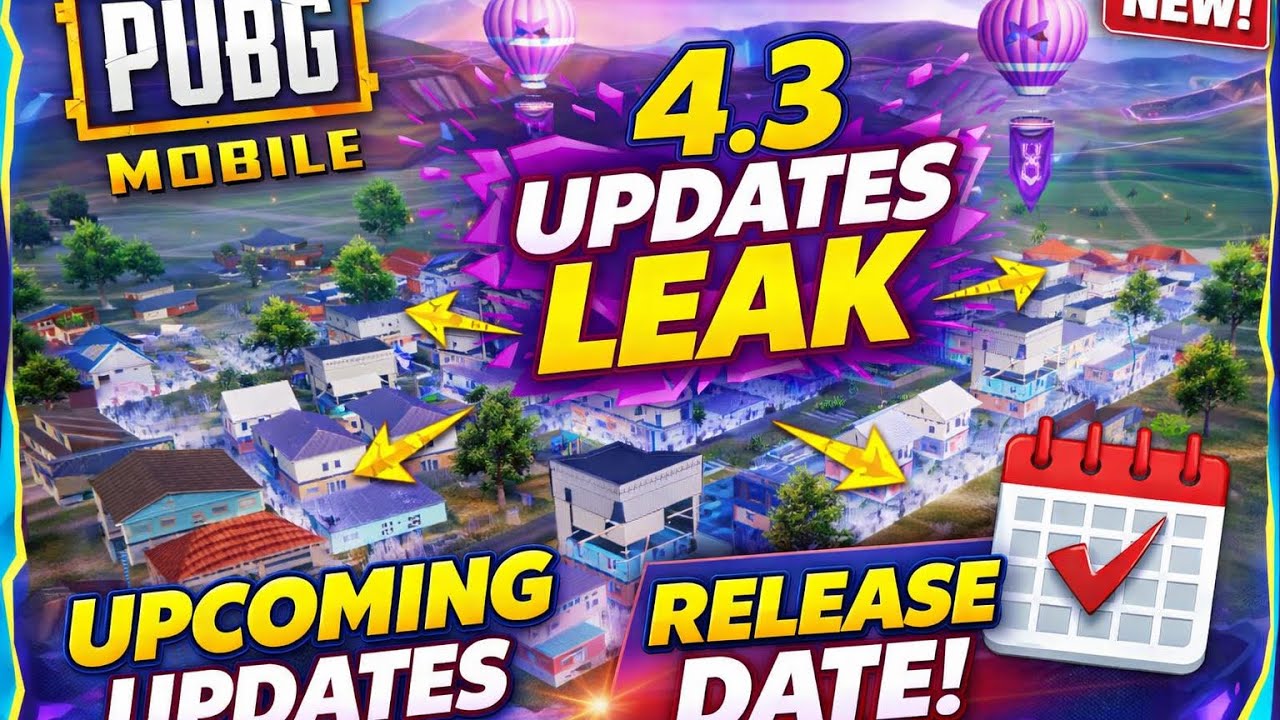 😱 PUBG Mobile 4.3 Update | All Leaks & Official Release Date!