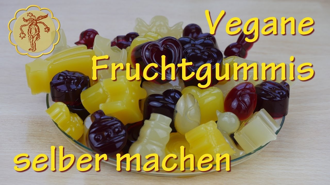 Vegane Fruchtgummis selber machen - mit Agar Agar