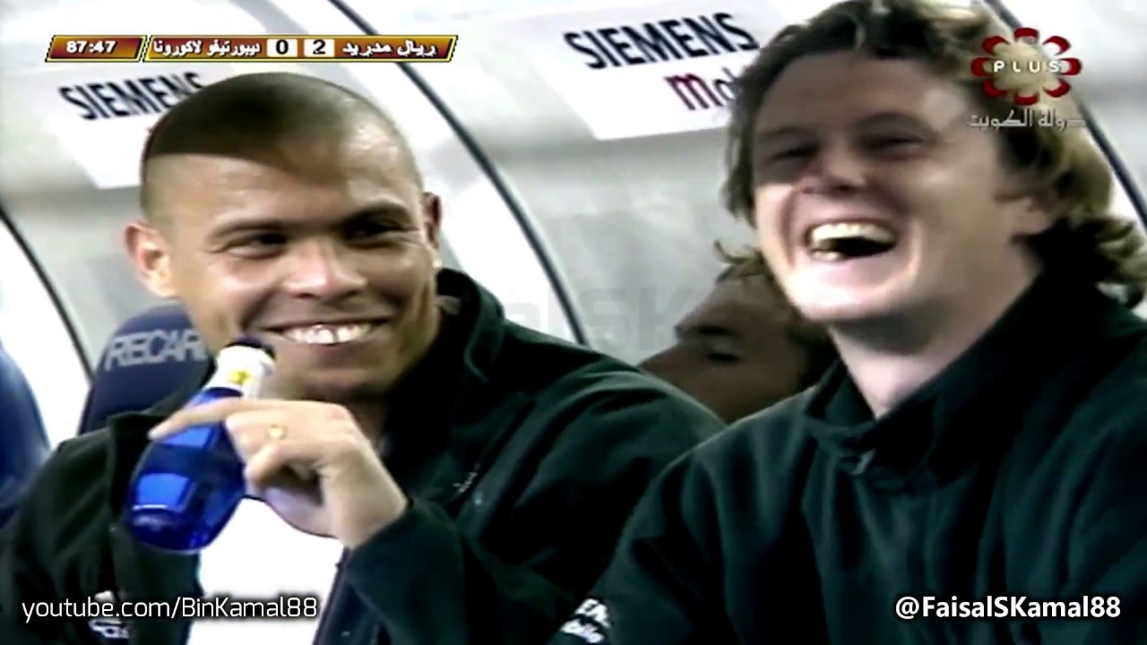 ملخص #ريال_مدريد 2 #ديبورتيفو لاكارونيا 0 - الدوري الأسباني 2002/03 - تعليق عبدالعزيز عطية