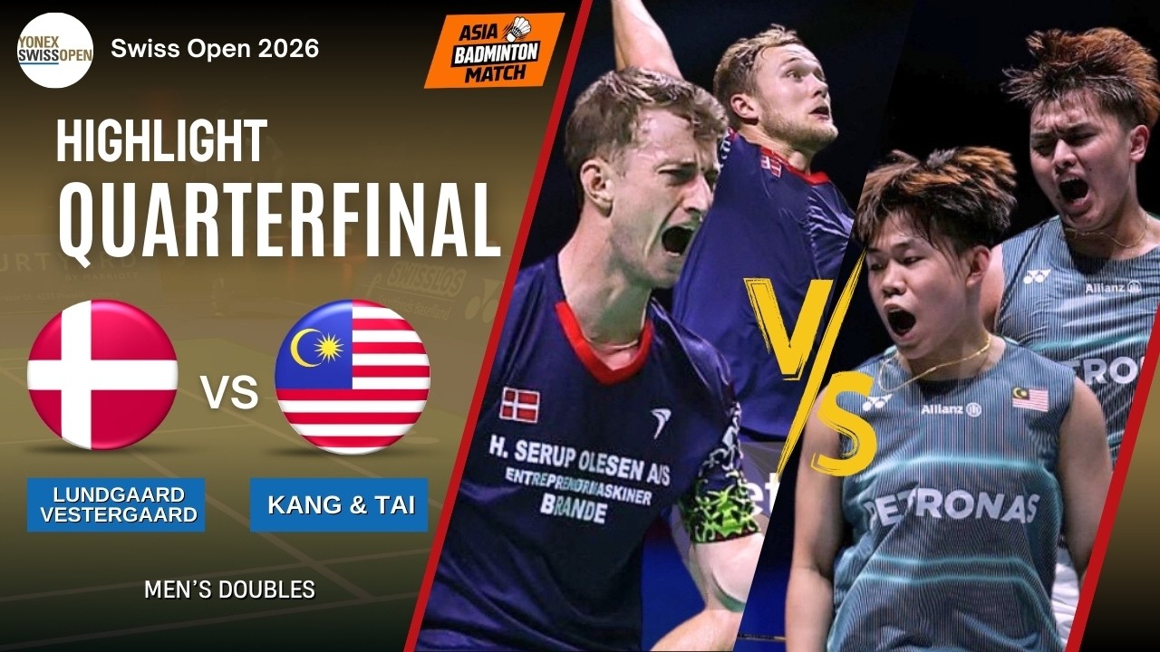Lundgaard/Vestergaard (DEN) [7] vs Kang/Tai (MAS)  - QF | Swiss Open 2026