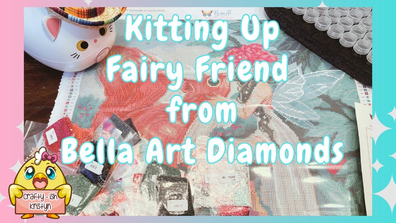 Diamond Painting Kit Up from Bella Art Diamonds | Fairy Friend