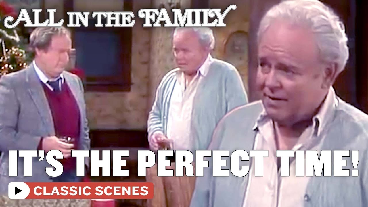 Archie's Brother Visits For Christmas | All In The Family