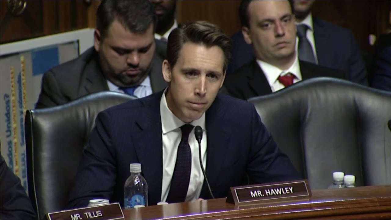 Senator Hawley on human trafficking, child abuse at the southern border