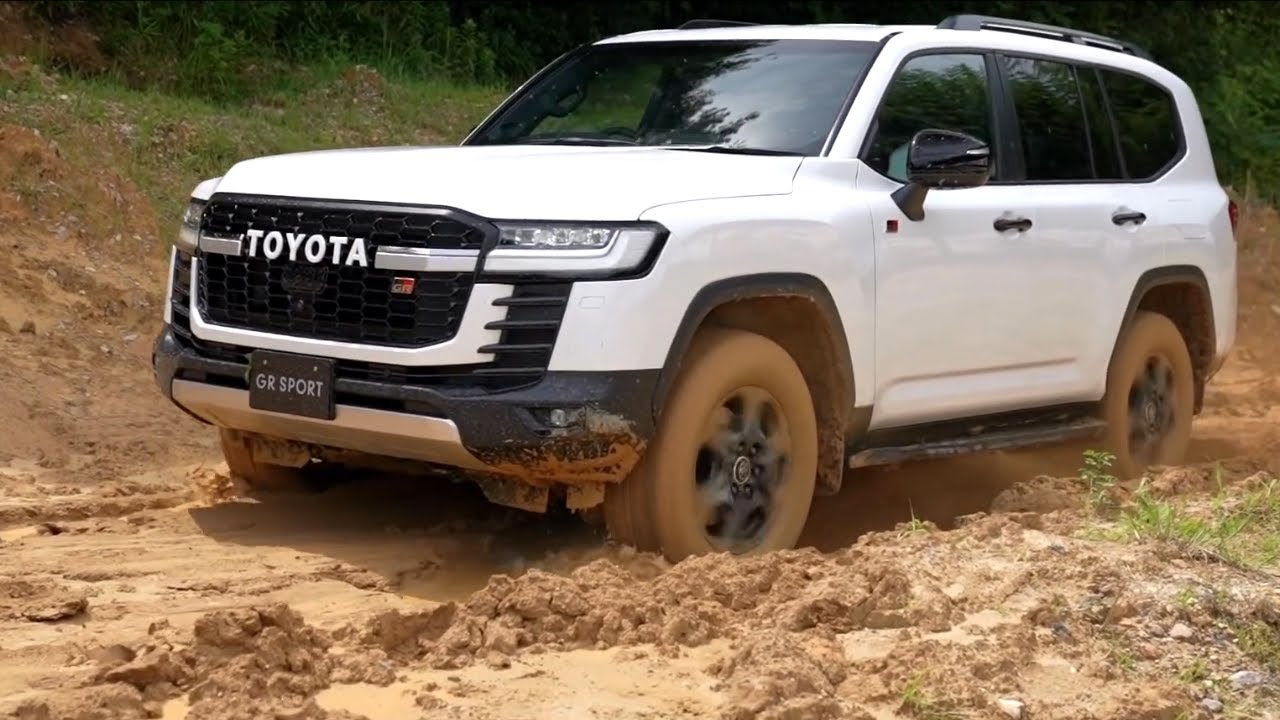 2022 Land cruiser GR Sport - The big SUV is a serious off-roader.
