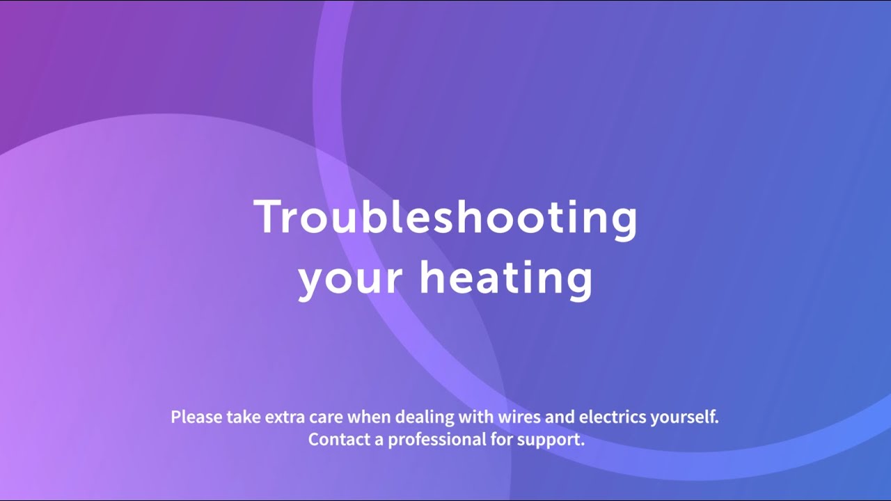 Most common heating problems