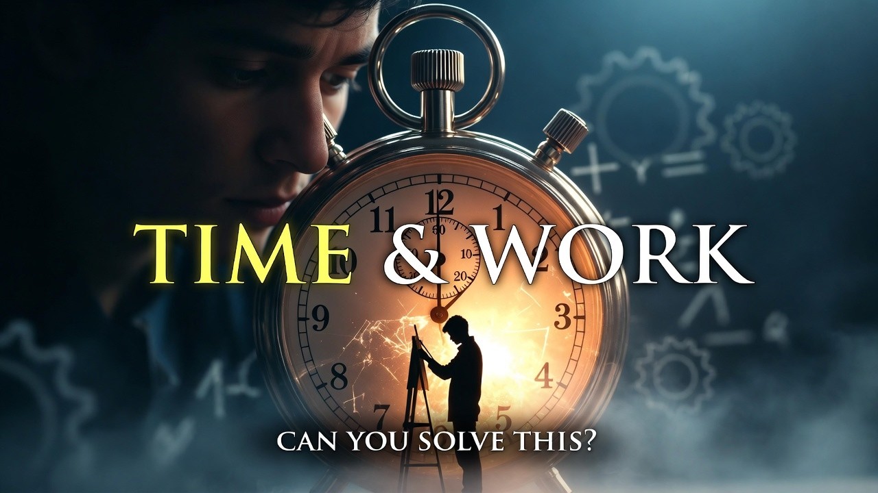 Time & Work Questions 🔥 Most Asked in Competitive Exams || Exam Level Practice | SSC | Banking | CDS