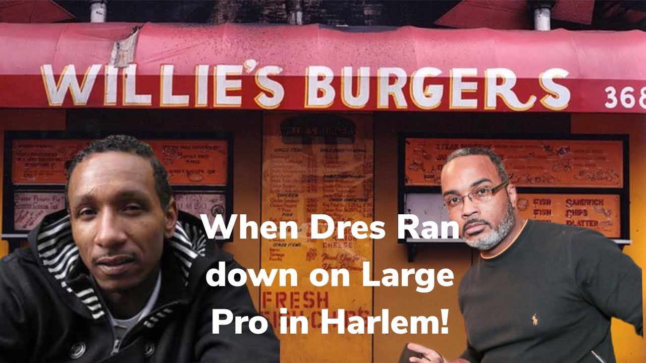 Dres tells Grand daddy IU that he ran down on Large Pro in Harlem!