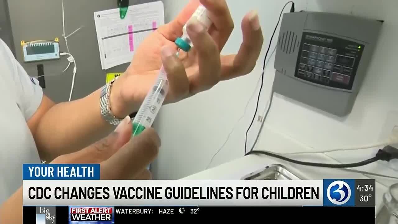 CDC updates childhood vaccine schedule to recommend fewer shots