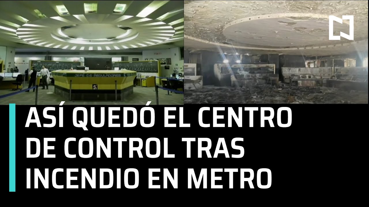 Incendio en el Metro CDMX |  Daños en el Centro de Control - En Punto