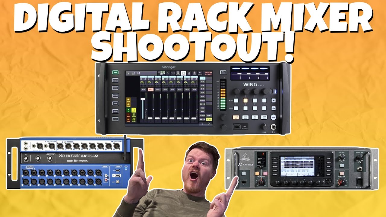 Behringer WING Rack против X32 Rack против Soundcraft UI24R | Какой микшер правит бал?