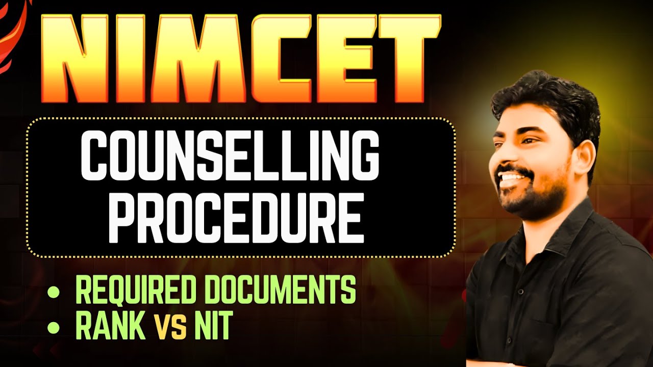 NIMCET 2025 Counselling & Choice Filling | NIMCET 2025 Counselling Date & Impotant Documents Aspire